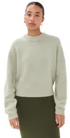 Le Kasha Anong Cashmere Sweater Sauge In Gray