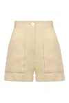 Le Kasha Shorts Ashraf In Lino Avorio Donna In Neutral