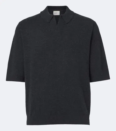 Le Kasha Bale Cashmere Polo Sweater In Grey