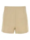 Le Kasha Beige Linen Ezbet Shorts In Neutral