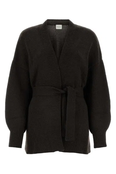 Le Kasha Black Cashmere Cardigan
