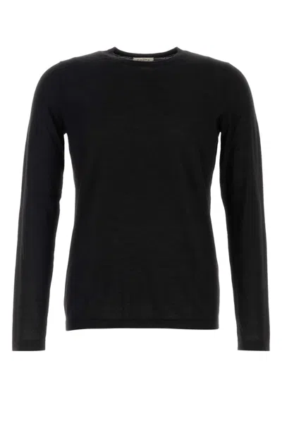 Le Kasha Black Cashmere Kyoto Sweater