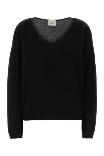 Le Kasha Black Cashmere Tiber Sweater