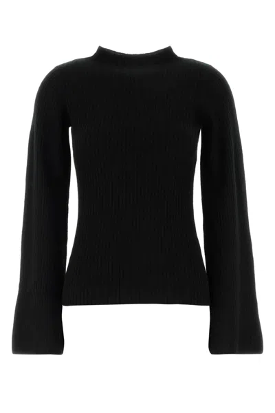 Le Kasha Black Cashmere Utah Sweater