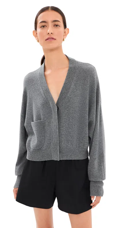 Le Kasha Bruges Cashmere Cardigan Mid Grey