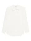 Le Kasha Button-fastening Linen Shirt In White
