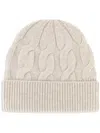 Le Kasha Sand Cashmere Beanie Hat In Neutrals