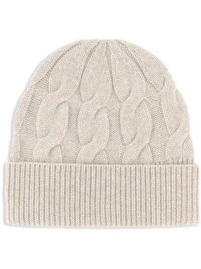 LE KASHA CABLE-KNIT CASHMERE BEANIE