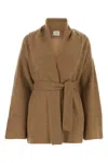 Le Kasha Cardigan In Cashmere Biscotto Donna In Brown