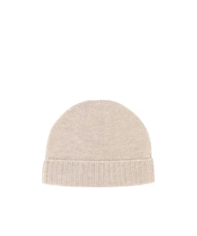 Le Kasha Cuffia In Cashmere Sabbia Donna In Beige O Tan