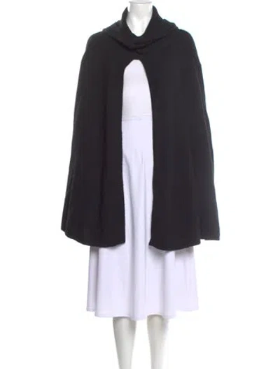 Pre-owned Le Kasha Cashmere Cowl Neck Sweater In Black