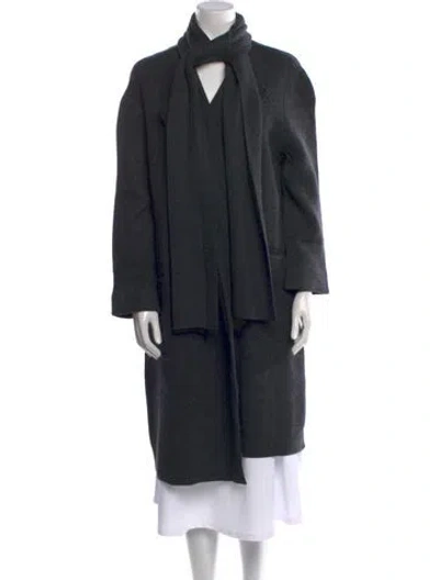 Pre-owned Le Kasha Cashmere Cowl Neck Sweater W/ Tags In Gray