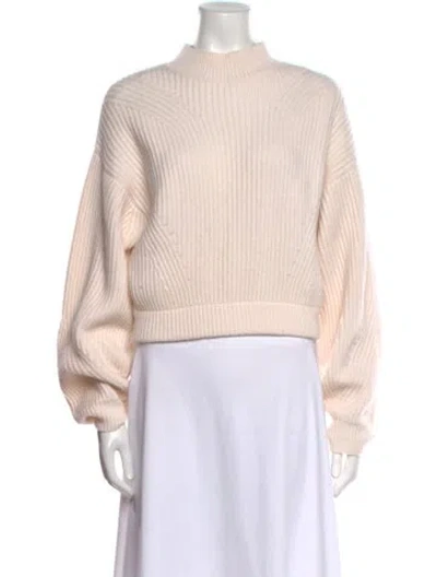 Pre-owned Le Kasha Cashmere Crew Neck Sweater In Neutral