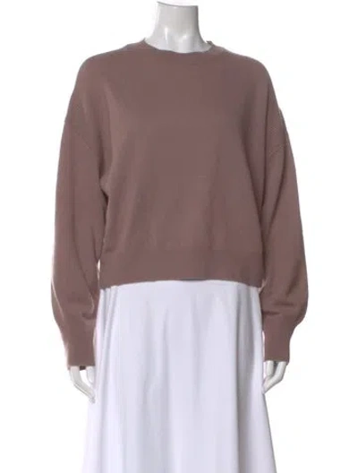Pre-owned Le Kasha Cashmere Crew Neck Sweater In Neutral