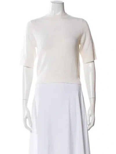 Pre-owned Le Kasha Cashmere Crew Neck Sweater In Neutral