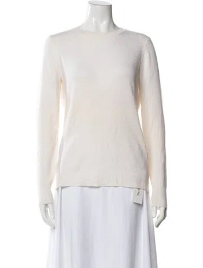 Pre-owned Le Kasha Cashmere Crew Neck Sweater In Neutral