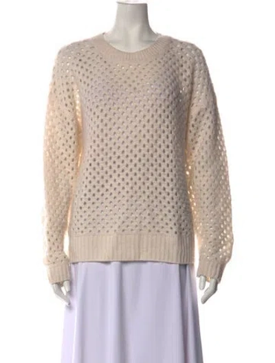 Pre-owned Le Kasha Cashmere Crew Neck Sweater In Neutrals