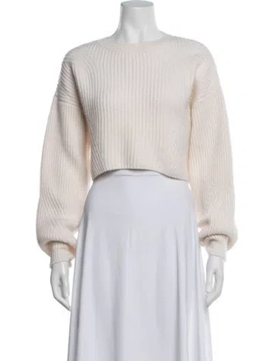 Pre-owned Le Kasha Cashmere Crew Neck Sweater In Neutrals