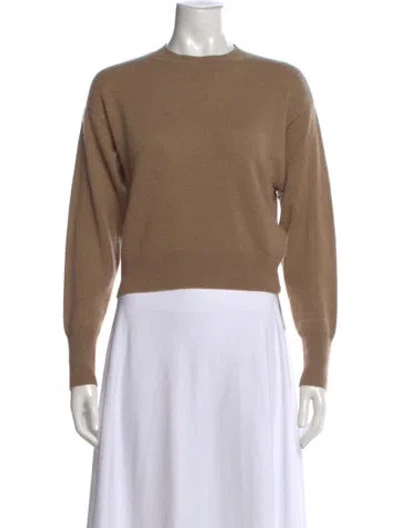 Pre-owned Le Kasha Cashmere Crew Neck Sweater In Neutrals