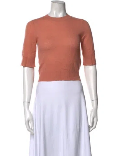 Pre-owned Le Kasha Cashmere Crew Neck Sweater In Pink