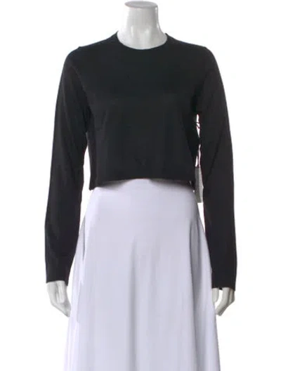 Pre-owned Le Kasha Cashmere Crew Neck Sweater W/ Tags In Black