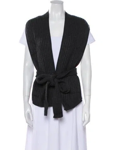 Pre-owned Le Kasha Cashmere Dickey W/ Tags In Gray