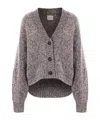 Le Kasha Kamal Cardigan In Gray