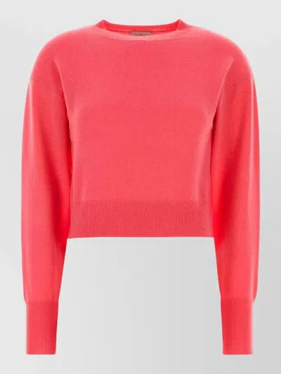Le Kasha Cashmere Menorca Crew Neck Sweater In Pink
