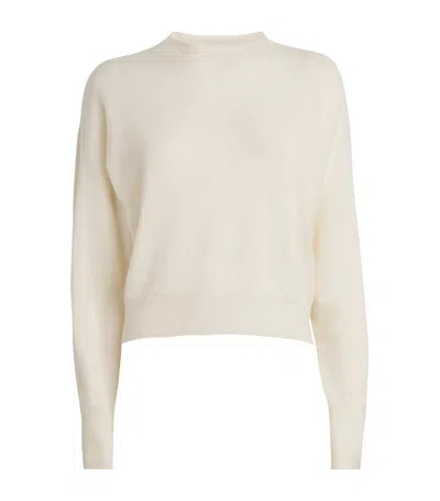 Le Kasha Womens Nude Regular-fit Round-neck Cashmere-knit Jumper In Light Beige
