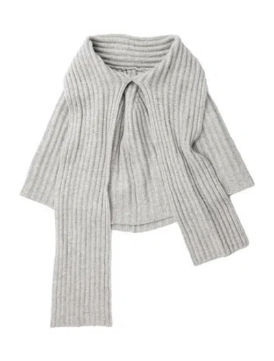 Pre-owned Le Kasha Cashmere Shawl In Gray