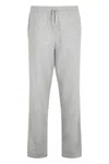 Le Kasha Soft Cashmere Trousers Featuring Elastic Waistband In Gray