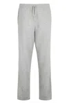 Le Kasha Soft Cashmere Trousers Featuring Elastic Waistband In Gray