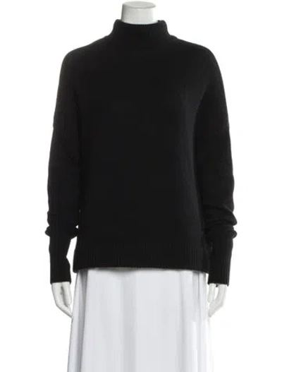 Pre-owned Le Kasha Cashmere Turtleneck Sweater In Black