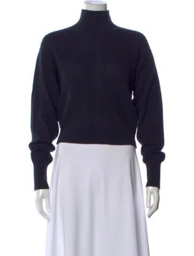 Pre-owned Le Kasha Cashmere Turtleneck Sweater In Black