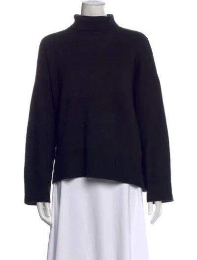 Pre-owned Le Kasha Cashmere Turtleneck Sweater In Black