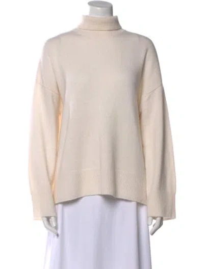 Pre-owned Le Kasha Cashmere Turtleneck Sweater In Neutral