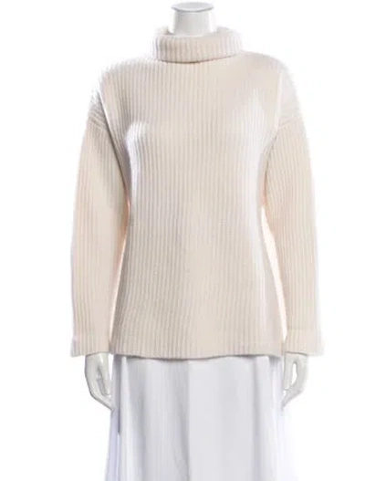 Pre-owned Le Kasha Cashmere Turtleneck Sweater In Neutral