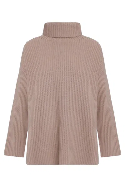Le Kasha Turtleneck Cashmere Sweater In Neutral