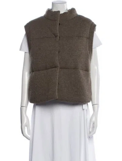Pre-owned Le Kasha Cashmere Vest In Brown