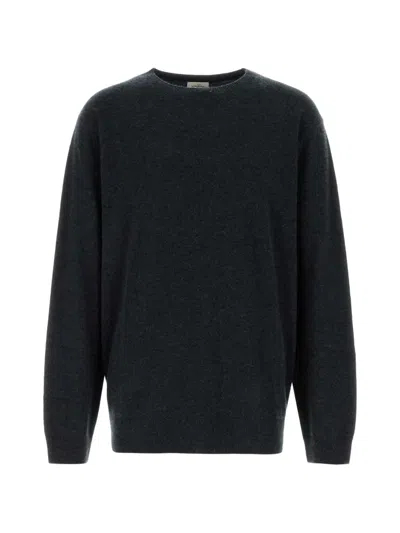 Le Kasha Cashmere Colmar Sweater Long Sleeves Crew Neck In Blue