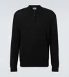 Le Kasha Crete Cashmere Polo Sweater In Black