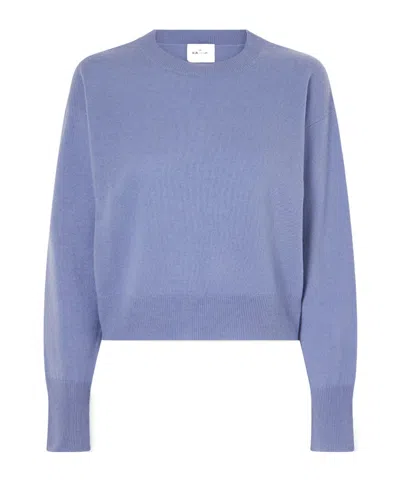 Le Kasha Cropped Cashmere Sweater In Purple