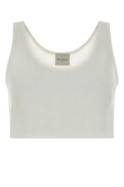 Le Kasha Cropped Top In White