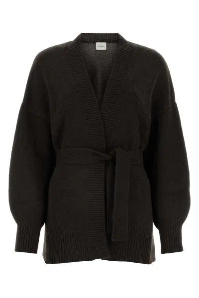 Le Kasha Cardigan In Cashmere Nero Donna In Black