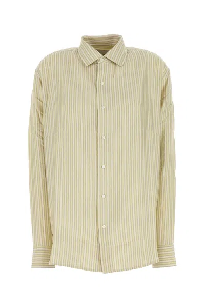 LE KASHA EMBROIDERED SILK OVERSIZE SONGINO SHIRT