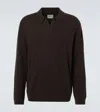 Le Kasha Gibson Cashmere Polo Sweater In Brown