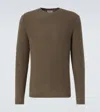 Le Kasha Gstaad Cashmere Sweater In Green