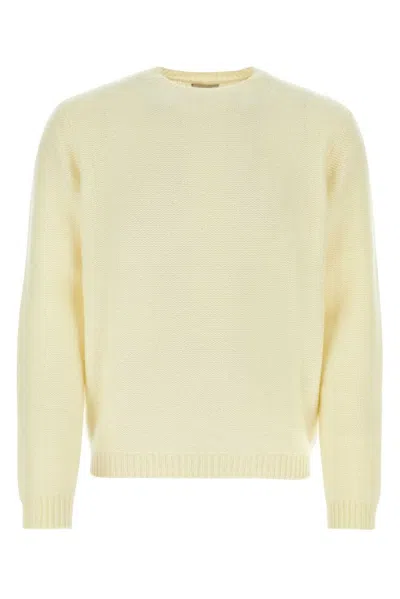 Le Kasha Cream Cashmere Sweater In Beige