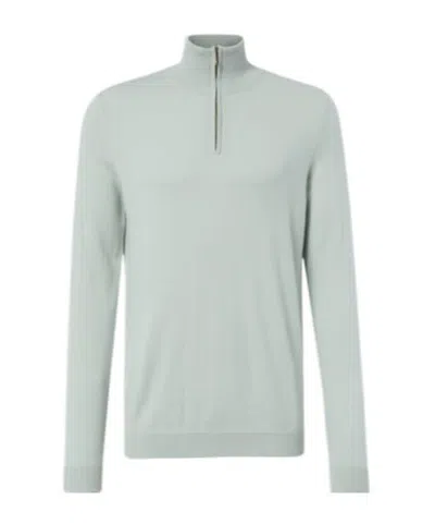 Le Kasha Half-zip Sweater In Green