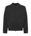 Le Kasha Hanoi Zip-up Knitted Cardigan In Black